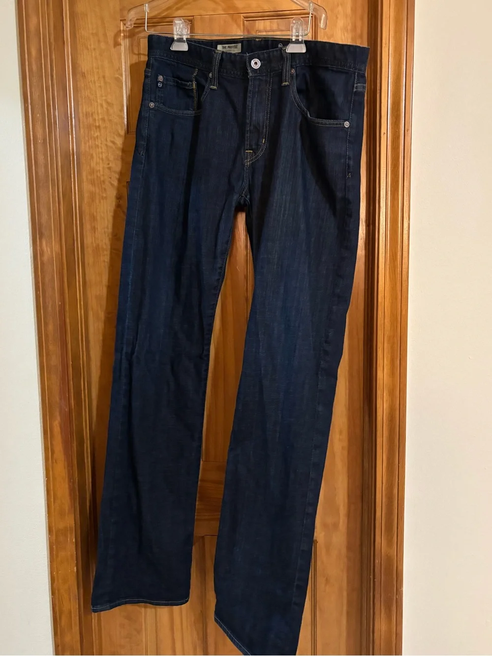 Adriano Goldschmied Men’s Dark Blue Straight-Leg Jeans sustainable LA